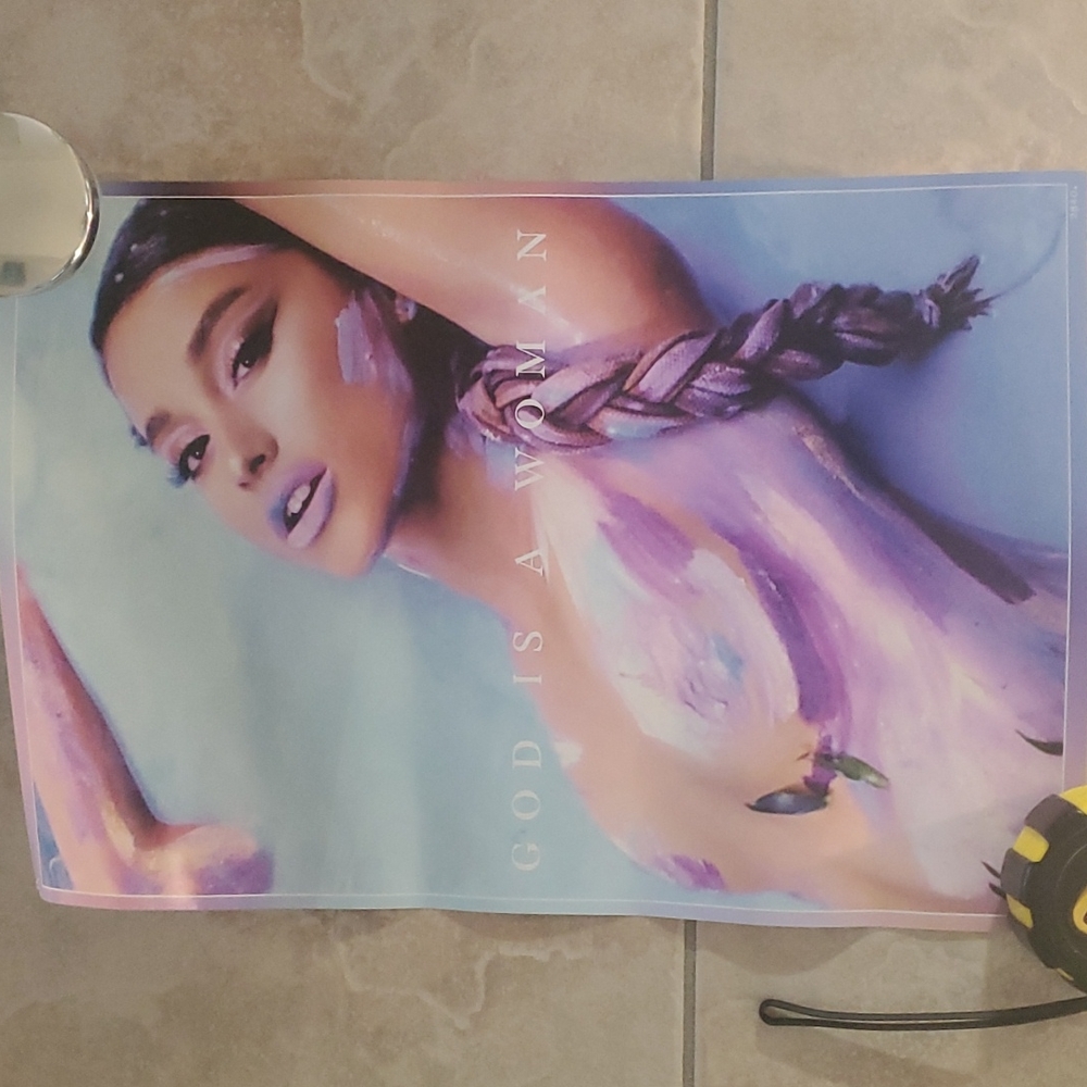 Ariana grande god is a woman poster